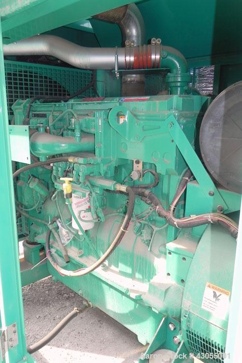 Used Cummins 500 kW standby (455kW prime) diesel generator set, model DFEK-5706978D SN-F050792988. Cummins QSX-15-G9 rated 755 hp @ 1800 rpm, EPA Tier II certified. 3/60/277-480V with PMG. (2) Circui...