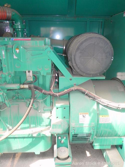 Used Cummins 500 kW standby (455kW prime) diesel generator set, model DFEK-5706978D SN-F050792988. Cummins QSX-15-G9 rated 755 hp @ 1800 rpm, EPA Tier II certified. 3/60/277-480V with PMG. (2) Circui...