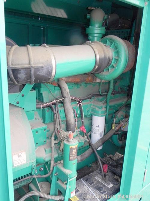 Used Cummins 500 kW standby (455kW prime) diesel generator set, model DFEK-5706978D SN-F050792988. Cummins QSX-15-G9 rated 755 hp @ 1800 rpm, EPA Tier II certified. 3/60/277-480V with PMG. (2) Circui...