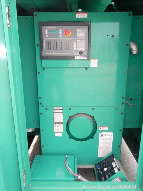 Used Cummins 500 kW standby (455kW prime) diesel generator set, model DFEK-5706978D SN-F050792988. Cummins QSX-15-G9 rated 755 hp @ 1800 rpm, EPA Tier II certified. 3/60/277-480V with PMG. (2) Circui...