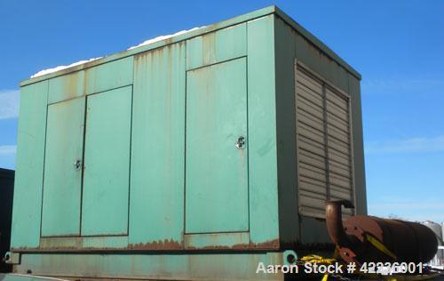 Used Cummins / Onan 250kW standby diesel generator set. Generator set model 250DFM L28920N, SN-E890238107. Cummins NT-855-G3 engine, SN-30318190, rated 390 HP @ 1800 RPM. Generator 3/60/277/480V mode...