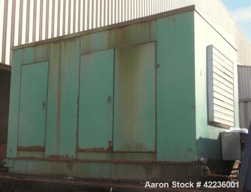 Used Cummins / Onan 250kW standby diesel generator set. Generator set model 250DFM L28920N, SN-E890238107. Cummins NT-855-G3 engine, SN-30318190, rated 390 HP @ 1800 RPM. Generator 3/60/277/480V mode...