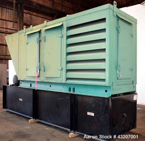 Used Cummins / Onan 300kW diesel generator set. Cummins model DQBA-4484487. Cummins N14-G2 smart power engine rated 535 hp @ 1800 RPM, SN-12017339. 3/60/277-480V, 12-lead reconnectable. PowerCommand ...