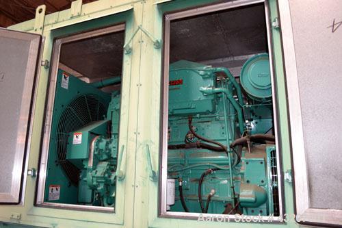 Used Cummins / Onan 300kW diesel generator set. Cummins model DQBA-4484487. Cummins N14-G2 smart power engine rated 535 hp @ 1800 RPM, SN-12017339. 3/60/277-480V, 12-lead reconnectable. PowerCommand ...