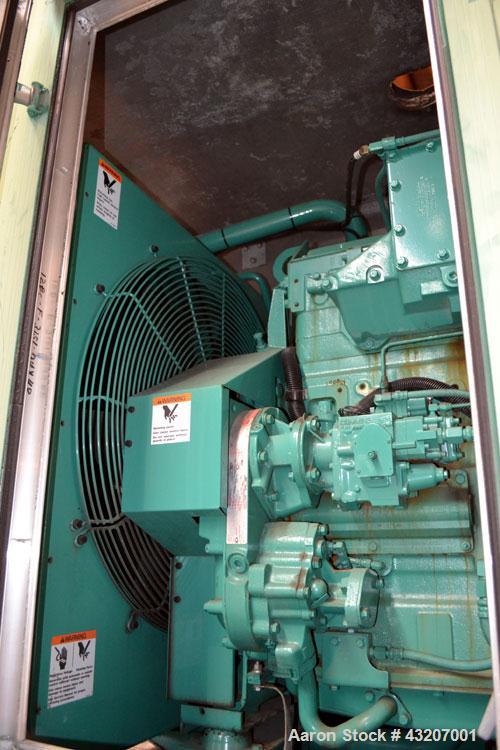 Used Cummins / Onan 300kW diesel generator set. Cummins model DQBA-4484487. Cummins N14-G2 smart power engine rated 535 hp @ 1800 RPM, SN-12017339. 3/60/277-480V, 12-lead reconnectable. PowerCommand ...