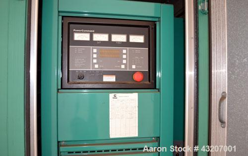 Used Cummins / Onan 300kW diesel generator set. Cummins model DQBA-4484487. Cummins N14-G2 smart power engine rated 535 hp @ 1800 RPM, SN-12017339. 3/60/277-480V, 12-lead reconnectable. PowerCommand ...
