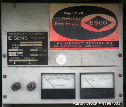 Used Onan 50kW Standby Diesel Generator Set. Model 50.ODL6B-15R26699, Serial# C850754200. 3/60/277/480V also rated 120/240 single phase. 90 Amp main-line circuit breaker. Battery charger. Weather enc...