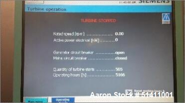 Used Siemens Steam Turbine 3 MW
