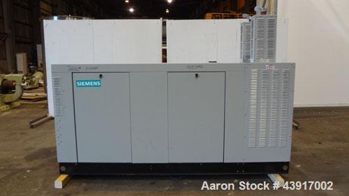 Used Siemens 150 kW Natural Gas Generator, Model T15068KNSY, SN-6065578. 3//60/277/480V. Generac WSG1068 engine 2010 EPA certified. 250 Amp main-line circuit breaker. Sound attenuated enclosure. 10 h...