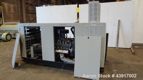 Used Siemens 150 kW Natural Gas Generator, Model T15068KNSY, SN-6065578. 3//60/277/480V. Generac WSG1068 engine 2010 EPA certified. 250 Amp main-line circuit breaker. Sound attenuated enclosure. 10 h...