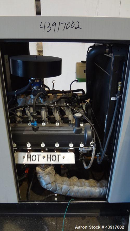 Used Siemens 150 kW Natural Gas Generator, Model T15068KNSY, SN-6065578. 3//60/277/480V. Generac WSG1068 engine 2010 EPA certified. 250 Amp main-line circuit breaker. Sound attenuated enclosure. 10 h...