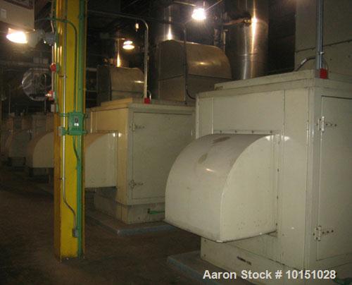 Used Solar Saturn 800 kW continuous / 900 kW standby gas turbine generator set, model GC1-SB-MA. Marathon Electric Magna One generator, model 682-FDR-8164-AA, 3/60/2400/4160V. Sound enclosure.