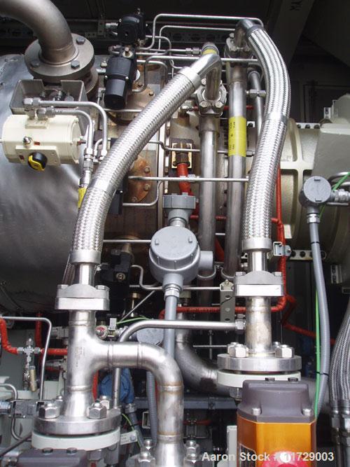 Used 5200 kW Solar Taurus 60 mobile mounted gas turbine generating unit. 3/60/13.8 kv. Primary fuel natural gas. Equipped with starting systems, controls, switchgear systems, air filter and exhaust s...