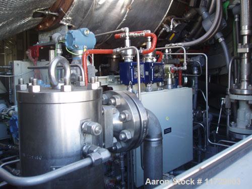 Used 5200 kW Solar Taurus 60 mobile mounted gas turbine generating unit. 3/60/13.8 kv. Primary fuel natural gas. Equipped with starting systems, controls, switchgear systems, air filter and exhaust s...