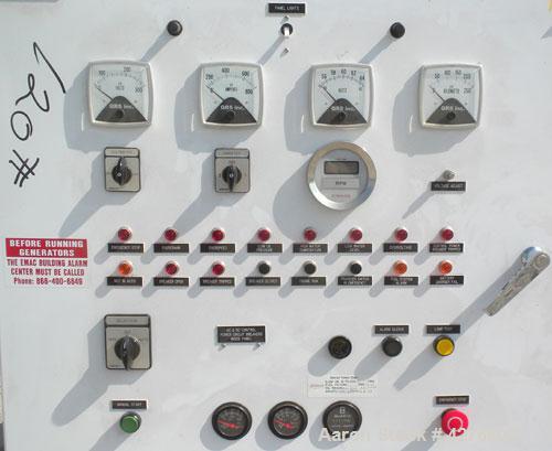Used Detroit Diesel / Spectrum 205 kW diesel generator set, model 200DSE, SN-661638. Detroit Diesel Series 40, 4-cycle Turbocharged and air-to air charge cooled, International engine family DTA 530E ...