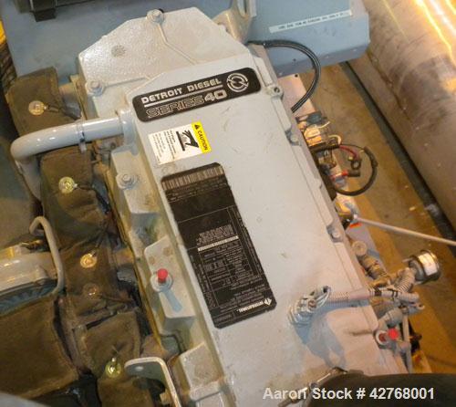 Used Detroit Diesel / Spectrum 205 kW diesel generator set, model 200DSE, SN-661638. Detroit Diesel Series 40, 4-cycle Turbocharged and air-to air charge cooled, International engine family DTA 530E ...
