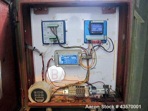 Used Stewart & Stevenson / Waukesha 80kW continuous natural gas generator set. Waukesha model F11G natural gas engine rated 114HP @ 1800 RPM SN-5350202. 3/60/277-480V. Weather enclosure. Engine yr 19...