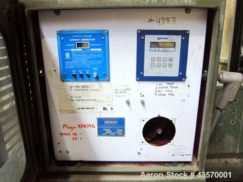 Used Stewart & Stevenson / Waukesha 80kW continuous natural gas generator set. Waukesha model F11G natural gas engine rated 114HP @ 1800 RPM SN-5350202. 3/60/277-480V. Weather enclosure. Engine yr 19...