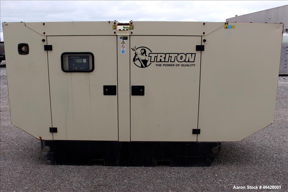Used Triton / Cummins 105 kW diesel generator. Cummins 6BT5.9-G6 engine.