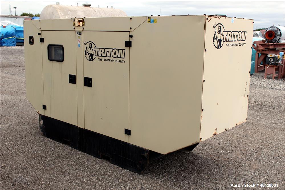 Used Triton / Cummins 105 kW diesel generator. Cummins 6BT5.9-G6 engine.