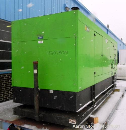 Used Volvo 515 kW Diesel Generator Set, serial #0123073/03. Volvo Penta model TAD 1631 GE diesel engine rated 750 hp @ 1800 rpm, serial #2 160 041935. Stamford 3/60/480V, 800 amp mainline circuit bre...