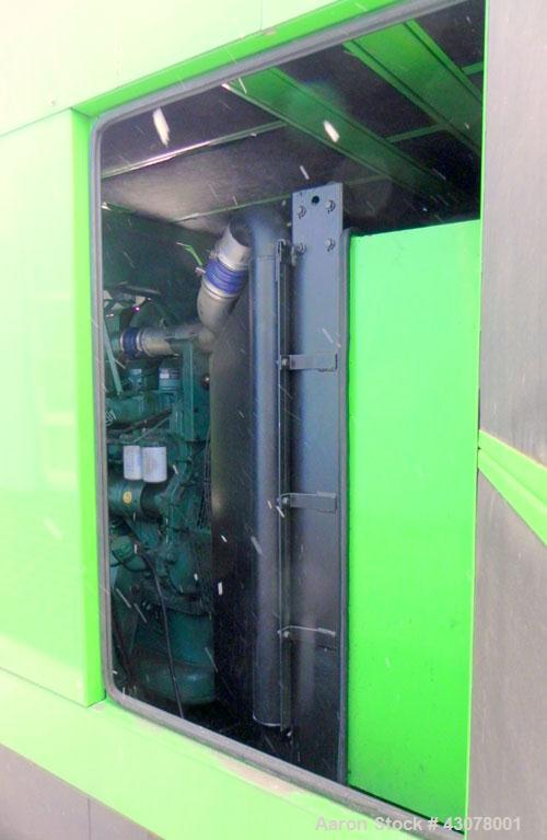 Used Volvo 515 kW Diesel Generator Set, serial #0123073/03. Volvo Penta model TAD 1631 GE diesel engine rated 750 hp @ 1800 rpm, serial #2 160 041935. Stamford 3/60/480V, 800 amp mainline circuit bre...
