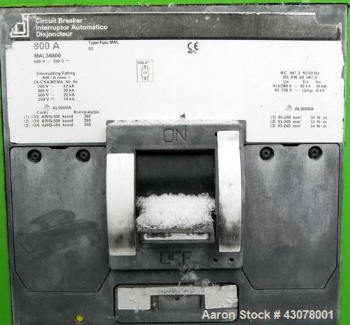 Used Volvo 515 kW Diesel Generator Set, serial #0123073/03. Volvo Penta model TAD 1631 GE diesel engine rated 750 hp @ 1800 rpm, serial #2 160 041935. Stamford 3/60/480V, 800 amp mainline circuit bre...