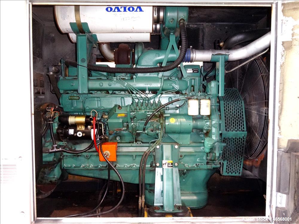 Used Elliott / Volvo 500kW Standby Diesel Generator Set, Volvo TAD1631GE Engine