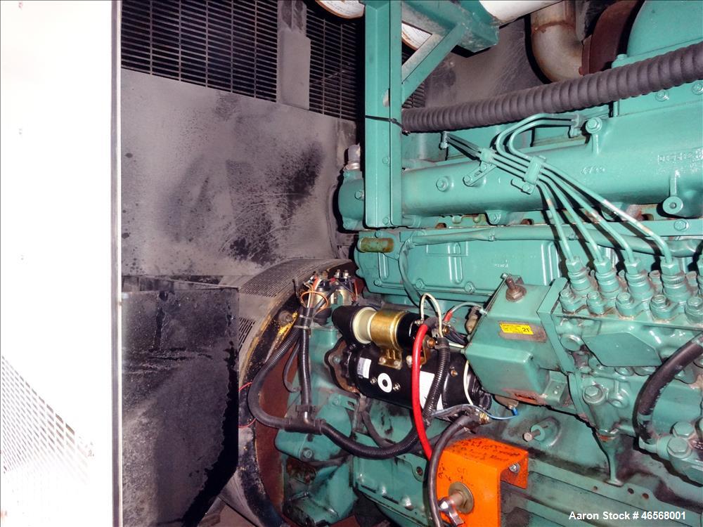 Used Elliott / Volvo 500kW Standby Diesel Generator Set, Volvo TAD1631GE Engine