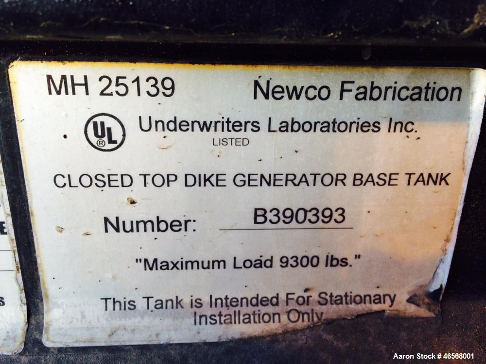 Used Elliott / Volvo 500kW Standby Diesel Generator Set, Volvo TAD1631GE Engine