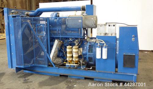 Used 300 kW Volvo Penta Diesel Generator Set, Model TID121LG, SN-1101026556, 3/60/480V. PMG - Permanent Magnet Generator. 600 Amp main-line circuit breaker. 9 hrs. Year 1990. Unit does not run, needs...