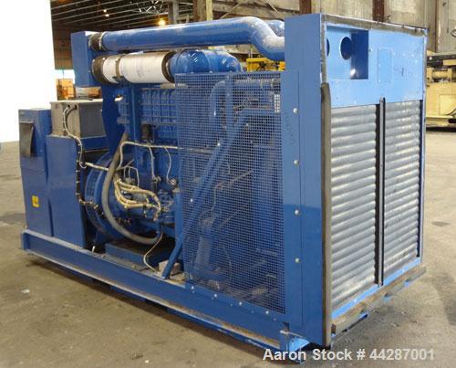 Used 300 kW Volvo Penta Diesel Generator Set, Model TID121LG, SN-1101026556, 3/60/480V. PMG - Permanent Magnet Generator. 600 Amp main-line circuit breaker. 9 hrs. Year 1990. Unit does not run, needs...