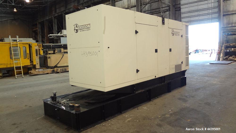 Used Triton Package 480kW Standby (436kW prime) Diesel Generator Set, Model V500UC, Serial #V500UC06002567. Volvo model TAD1641GE engine serial #V500UC06002567, emissions EPA Tier 2 certified. 3/60/2...