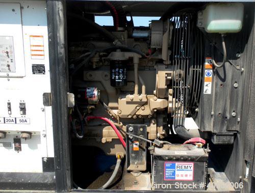 Used Wacker G50 Mobile Diesel Generator Set, 42 kW standby, 38 kW prime. Wacker serial# 5534556. John Deere model 4045DF270D engine, serial# PE40450415845 . Marathon Magnaplus generator end 3/60/208/...