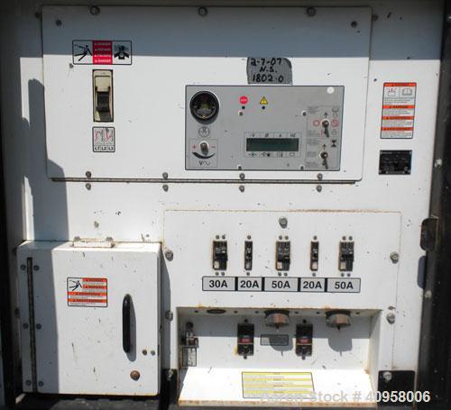 Used Wacker G50 Mobile Diesel Generator Set, 42 kW standby, 38 kW prime. Wacker serial# 5534556. John Deere model 4045DF270D engine, serial# PE40450415845 . Marathon Magnaplus generator end 3/60/208/...
