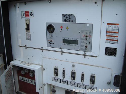 Used Wacker G50 Mobile Diesel Generator Set, 42 kW standby, 38 kW prime. Wacker serial# 5534556. John Deere model 4045DF270D engine, serial# PE40450415845 . Marathon Magnaplus generator end 3/60/208/...