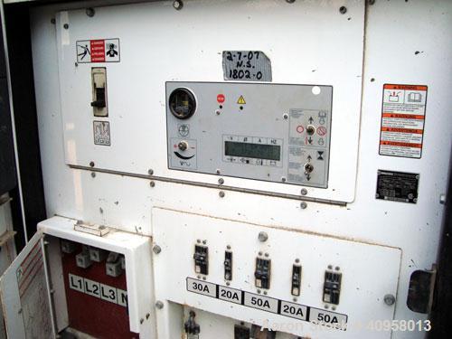 Used Wacker G50 Mobile Diesel Generator Set, 42 kW standby, 38 kW prime. John Deere model 4045DF270D engine, serial #PE40450415845. Marathon Magnaplus generator end 3/60/208/240/460/480V also rated 1...