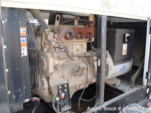 Used Wacker G50 Mobile Diesel Generator Set, 42 kW standby, 38 kW prime. John Deere model 4045DF270D engine, serial #PE40450415845. Marathon Magnaplus generator end 3/60/208/240/460/480V also rated 1...