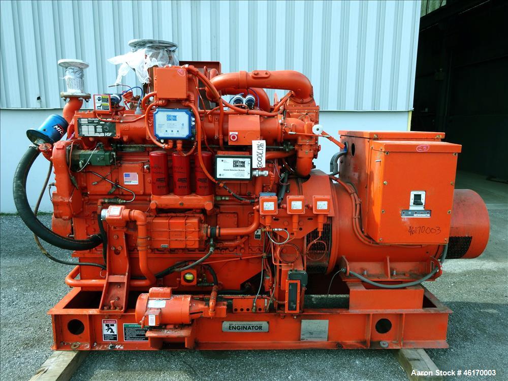 Used Waukesha 305 kW  natural gas generator, model VGF18GLD