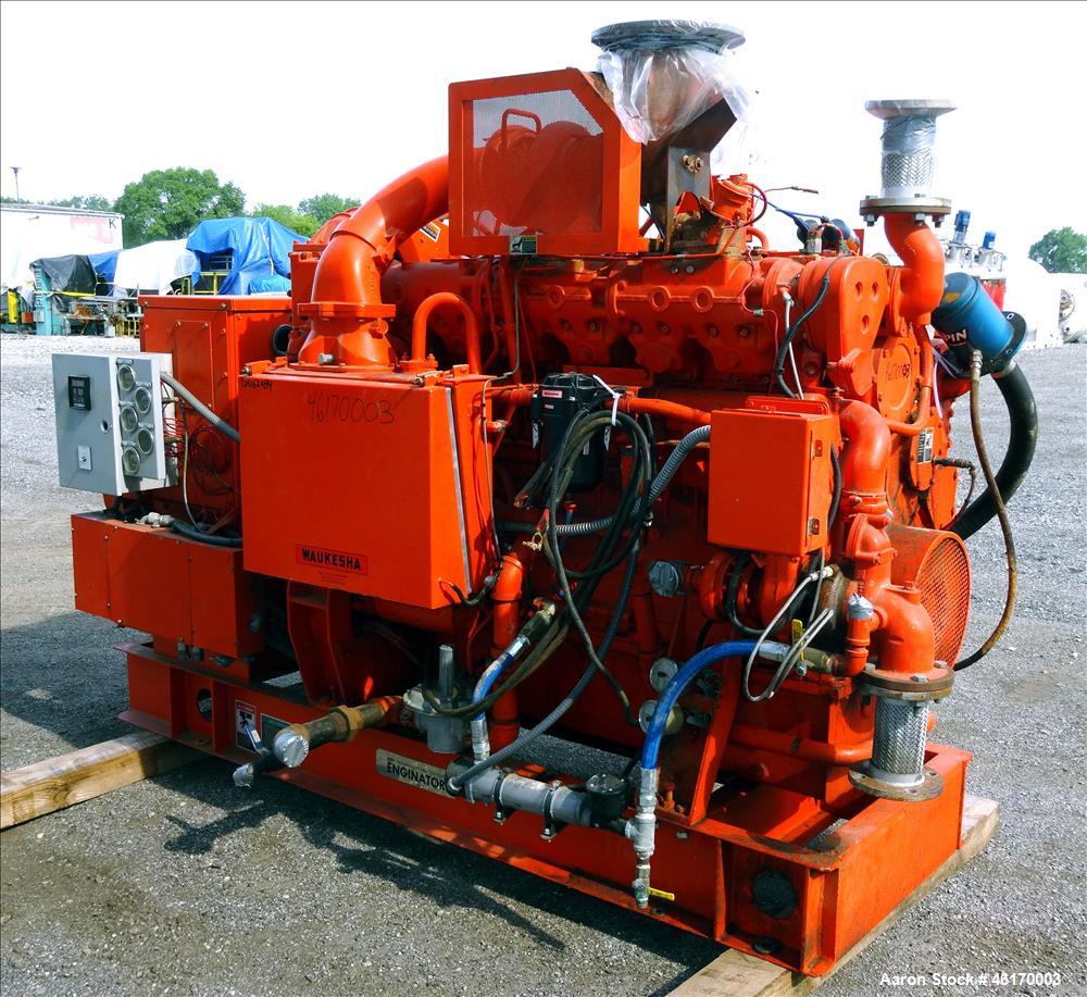 Used Waukesha 305 kW  natural gas generator, model VGF18GLD