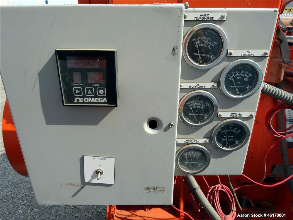 Used Waukesha 406 kW natural gas generator set, model VGF24GLD