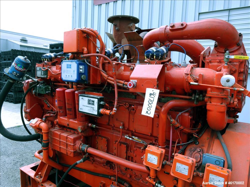 Used Waukesha 406 kW continuous rated natural gas generator set, model VGF24GLD