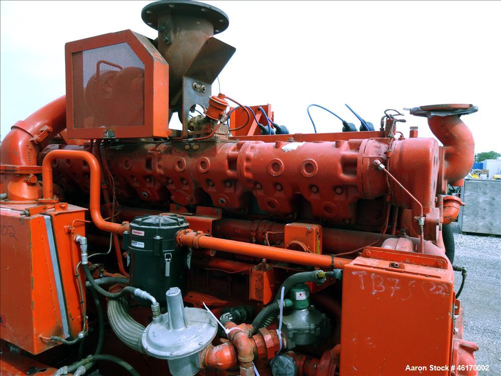 Used Waukesha 406 kW continuous rated natural gas generator set, model VGF24GLD