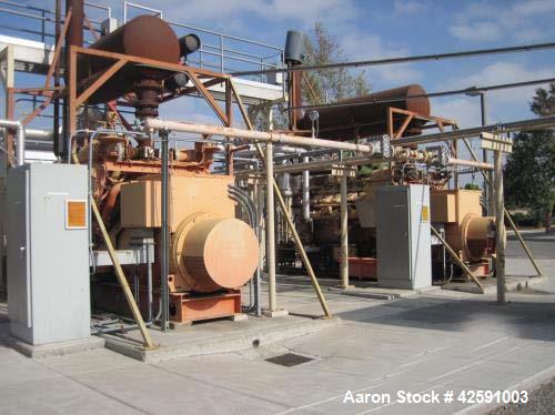 Waukesha 820 kW natural gas generator set. Waukesha L5790GL engine