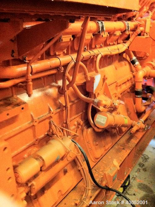 Used Waukesha 405 kW standby (390kW continuous) natural gas fueled generator set. Waukesha VGF24GL lean combustion natural gas engine, SN-C-94531/1. 3/60/277-480V generator with PMG. Includes drop ov...