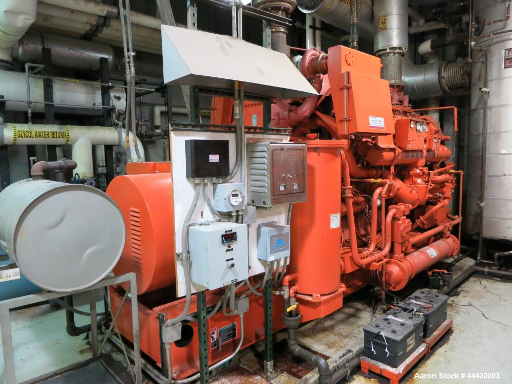 Used Waukesha 4000kW natural gas power plant consisting of (5) Waukesha generator sets as follows: Unit #1 Waukesha model L5108GL SN-C-93726/4, 770 kWe continuous 3/60/4160V, total hours 30,420. Majo...