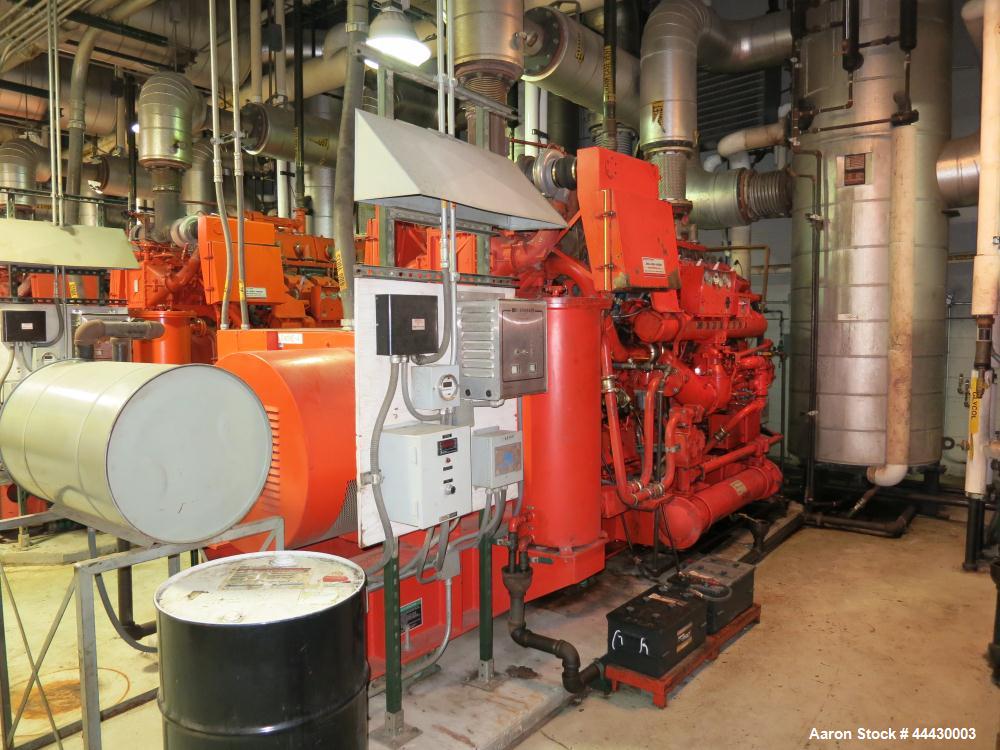 Used- Waukesha 4000kW natural gas power plant consisting of (5) Waukesha generator sets as follows: Unit #1 Waukesha model L...