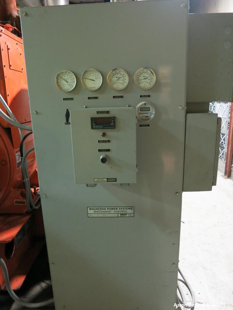 Used Waukesha 4000kW natural gas power plant consisting of (5) Waukesha generator sets as follows: Unit #1 Waukesha model L5108GL SN-C-93726/4, 770 kWe continuous 3/60/4160V, total hours 30,420. Majo...