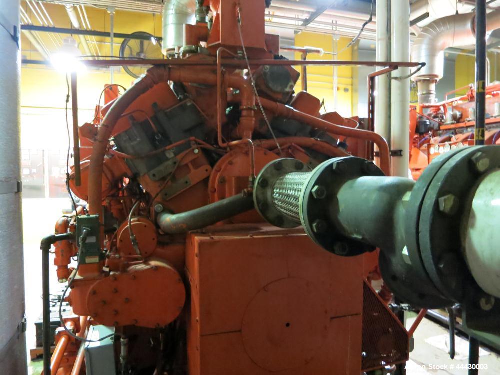 Used Waukesha 4000kW natural gas power plant consisting of (5) Waukesha generator sets as follows: Unit #1 Waukesha model L5108GL SN-C-93726/4, 770 kWe continuous 3/60/4160V, total hours 30,420. Majo...