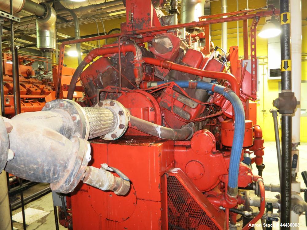 Used Waukesha 4000kW natural gas power plant consisting of (5) Waukesha generator sets as follows: Unit #1 Waukesha model L5108GL SN-C-93726/4, 770 kWe continuous 3/60/4160V, total hours 30,420. Majo...